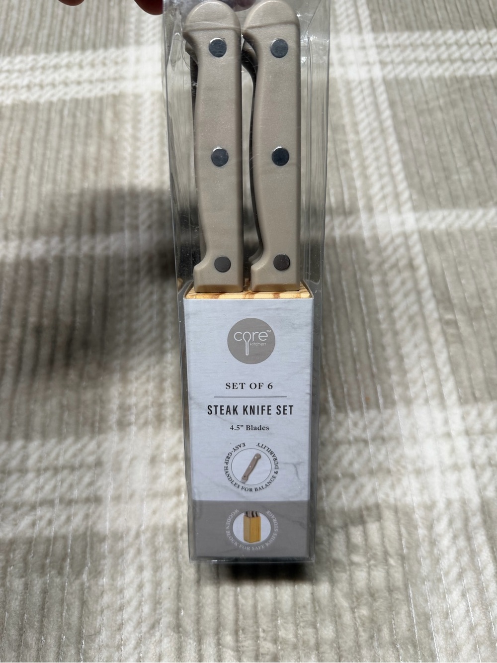 Core Home Gold Steak Knife Set - Set of 6